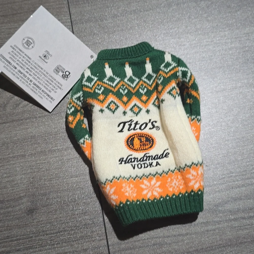 Titos Ugly Bottle Sweater Nwt